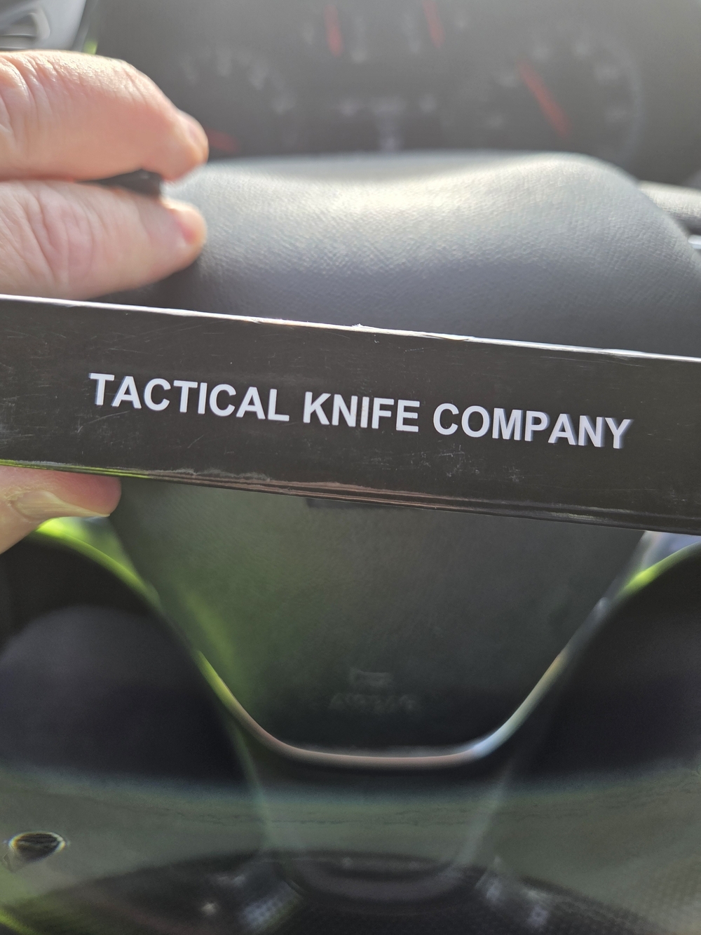New In Box Bat Man Razor Tactical Knife Company Black And Blue